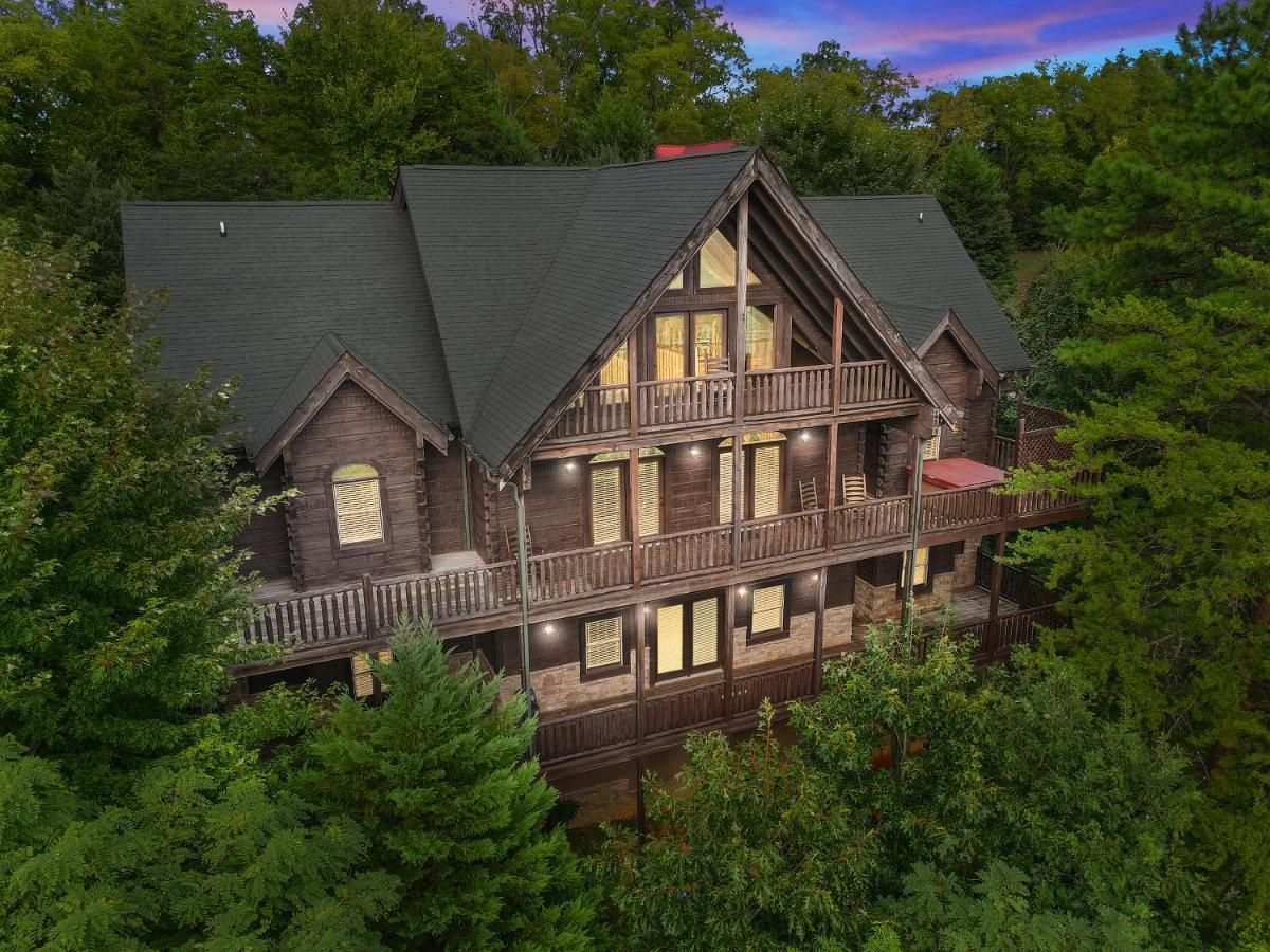 Smokystays 6 Bedroom Cabin Pigeon Forge Exterior foto